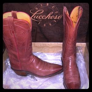 Luchesse 1883 Faded Red Boots